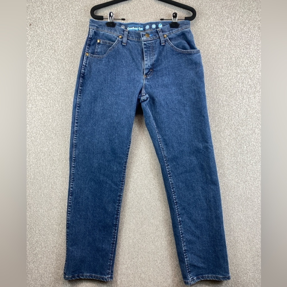 Wrangler Rock 47 cowboy cut jeans 30x30 regular fit straight leg western rodeo